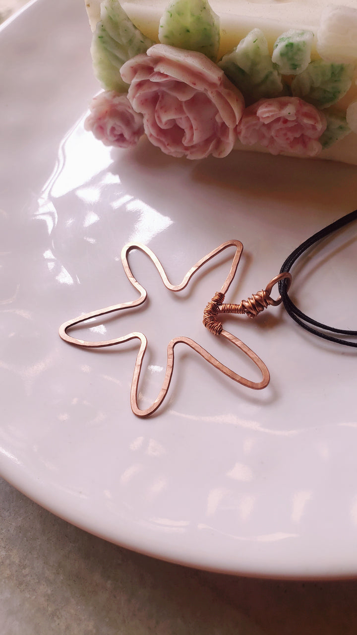 Handmade Choker Pendants with Copper and Stone