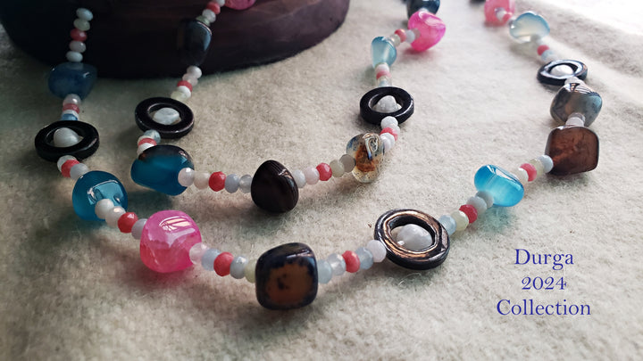 Multicolor Stone Long Necklace
