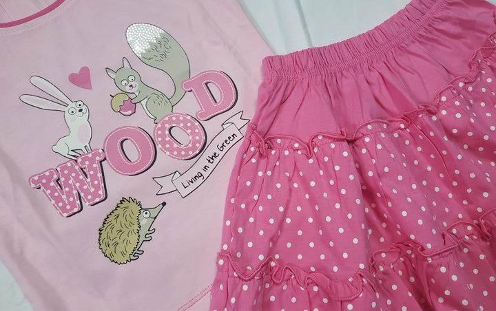 I Love Nature Top and Skirt